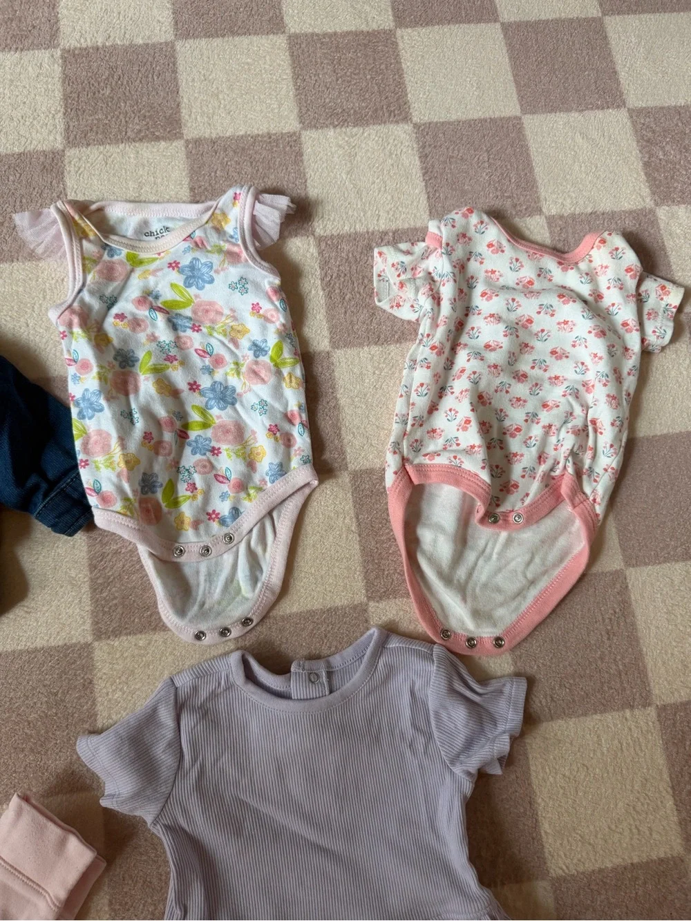 3–6M Girls Clothing Bundle – 6 Pieces